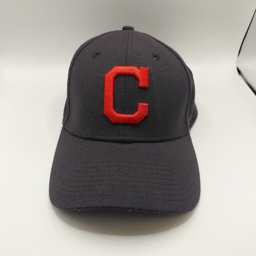 New Era 39Thirty MLB Hat Cap Cleveland Indians Blue Small/Medium